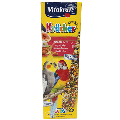 VITAKRAFT Kreker za srednje papige sa bademom i smokvom, 2 kom, 180 g