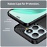 TECHSUIT Maska Carbon Silicone za Honor 400 Smart 5G/400 Smart 4G/X7d 4G crna