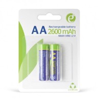 GEMBIRD Punjive AA baterije, 2600mAh, model: Ni-MH, 2 kom., blister pakiranje