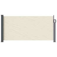 Retraktabilna bočna tenda, 100 cm, 100% poliester, željezo i čelik, krem