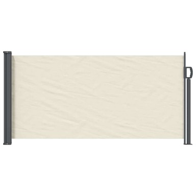 Retraktabilna bočna tenda, 100 cm, 100% poliester, željezo i čelik, krem