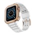 PROTECT Oklopna narukvica Strap Band, Apple Watch 38/40/41 mm, s remenom, bijela, rose gold