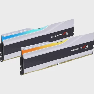 G.SKILL RAM memorija Trident Z5 RGB F5-6000J2836G32GX2-TZ5RW, 64GB, DDR5 6000MHz, CL28, DIMM, bijela, RGB