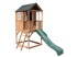 ELIS DESIGN Dječja drvena vrtna kućica s toboganom