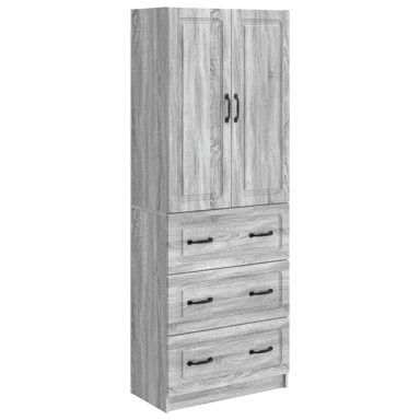 Set ormara, 2 kom, siva sonoma, 66 x 34,5 x 87 cm