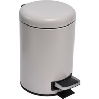 TENDANCE SAS metalna kanta za smeće na pedalu 3 l SOFT CLOSE MAT SIVO SMEĐA