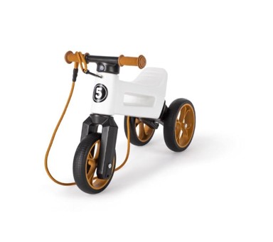 FUNNY WHEELS Tricikl Super Sport 2u1 bijeli