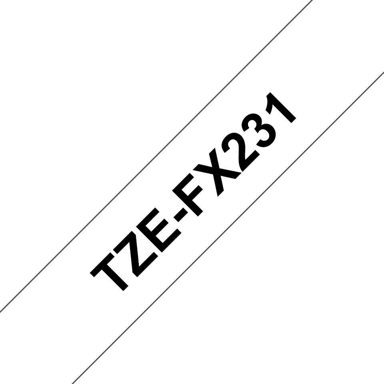 BROTHER Traka za izradu naljepnica TZE-FX231 TZ, crna