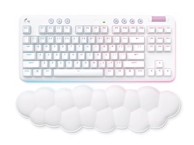 LOGITECH Tipkovnica G715 Lightspeed Tactile, bežična, mehanička, US Layout, bijela