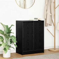 Komoda crni hrast 57x34x76 cm konstruirano drvo