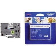 BROTHER Traka TZE-231S, 12 mm x 4 m, crna na bijeloj podlozi, laminirana