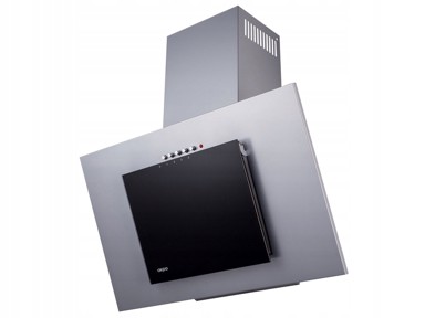 AKPO Kuhinjska napa Okap WK-4 NERO 2.0 60 siva/sivo staklo T300 Linijska LED/Mehanizam