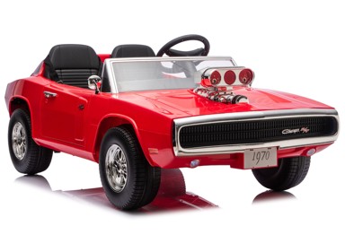 Dodge Charger R/T DLS-K12 Automobil na akumulator, 24V 7Ah, crveni