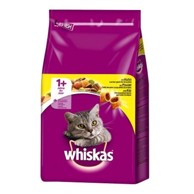 WHISKAS Suha hrana za mačke Piletina 1+, potpuna hrana za odrasle mačke, 300 g