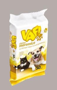 VAF Vlažne maramice za kućne ljubimce neutralizator mirisa 50/1
