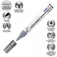 Tehnički flomaster 2,5 mm uljni, srebrna