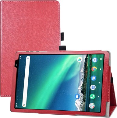 Futrola za tablet toscido P20, čvrsta, zaštitna, zatvorena, s preklopom, crvena