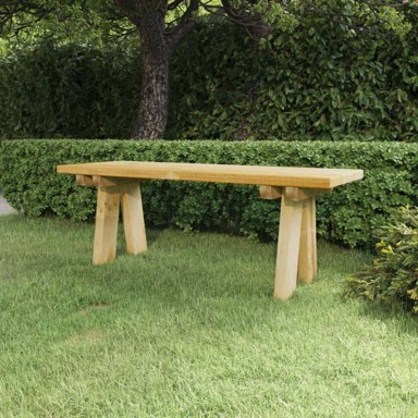Vrtna klupa, 110 x 38 x 45 cm, od masivne impregnirane borovine
