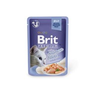 BRIT Premium Cat Delicate Fillets u želeu s lososom, vrećica 85 g