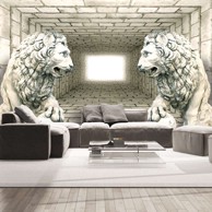 Foto tapeta Chamber of lions 350x245