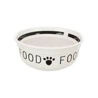 TRIXIE Posuda keramička Food, bijelo-crna, 0,25 l