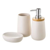 CASA SELECCIÓN Bijeli set pribora za kupaonicu 