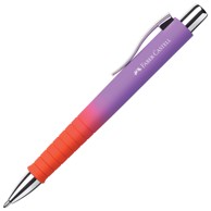 FABER CASTELL Kemijska olovka Poly Ball Flow, crveno-ljubičasta