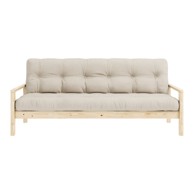 KARUP DESIGN Bež sklopiva sofa 205 cm Knob, 205x95x79 cm