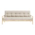 KARUP DESIGN Bež sklopiva sofa 205 cm Knob, 205x95x79 cm