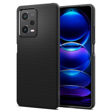 SPIGEN Maskica Liquid Air za Xiaomi Redmi Note 12 Pro 5G / Poco X5 Pro 5G, mat, crna
