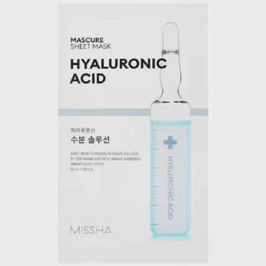 MISSHA Hidratantna tkaninska maska Mascure Hydra Solution Sheet Mask s hijaluronskom kiselinom 28 ml
