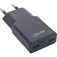 INLINE Punjač za mobitel 31509B, crni