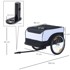 HOMESTAR Transportna kolica 140 x 77 x 65 cm, bijela i crna