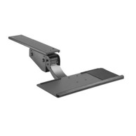 MACLEAN Držač za tipkovnicu ispod stola MC-795, podesiv, za stajanje i sjedenje, hod 34 cm