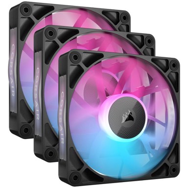 CORSAIR Računalni ventilator iCUE LINK RX120 RGB Series, PWM - set od 3 komada - 120mm, crni CO-9051018-WW