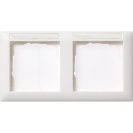 GIRA Okvir 109203, 2-struki, bijela, horizontalni