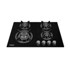HANSA Ploča za kuhanje BHKS6113, staklokeramika, 4 x plin, wok plamenik