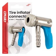 AMIO Adapter za kompresor, legura željeza, niklirani, 6 mm (AMIO-04497)