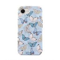 BURGA Maskica Premium Tough za iPhone 16e/SE 2025, šarena, leptirići