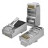 QOLTEC Wtyk modularni konektor RJ45, CAT6, FTP, pozlaćeni kontakti, 10 komada