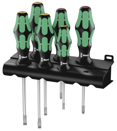 WERA Set odvijača 334/6 KRAFTFORM PLUS LASERTIP