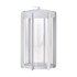 ZONE Svijetlo siva LED lanterna s USB (visina 25 cm) Firefly 