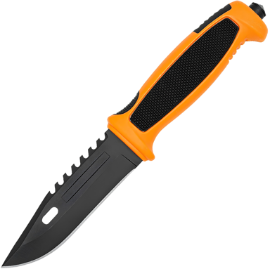 OUTDOOR Nož ZR-41054, Tip 3, crna, narančasta