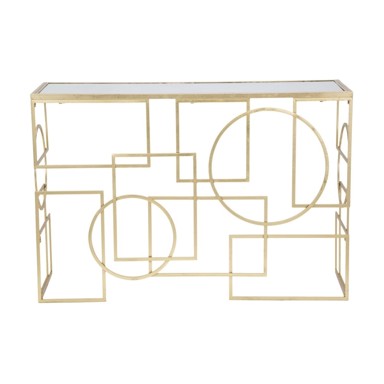 MAURO FERRETTI Pomoćni stol Marie 41x120 cm u zlatnoj boji