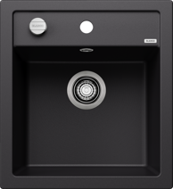 BLANCO Sudoper DALAGO 45 SILGRANIT s dalj. upr. - crni