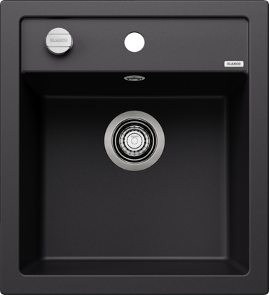 BLANCO Sudoper DALAGO 45 SILGRANIT s dalj. upr. - crni