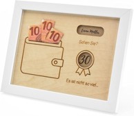 NIKCORP Okvir za novac i slike vintage, bijela