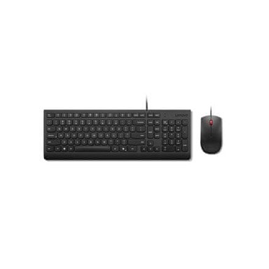 LENOVO Set miš i tipkovnica Essential, USB, žični, crna