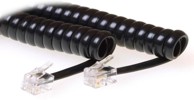 Modularni kabel, RJ10 na RJ10, muški na muški, duljina 4 m, crna