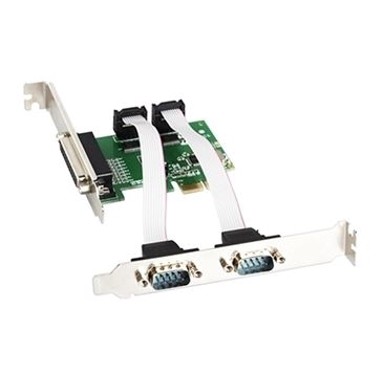 PCI E-Green Express controller kartica 2× serial + 1× parallel port